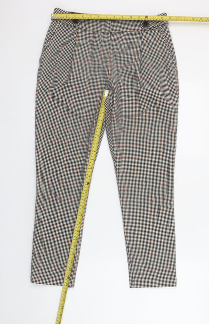 Womens UK Size 8 NEXT Slim Fit Business Casual Workwear Multicoloured Trousers