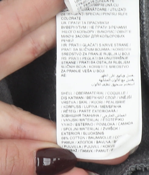 Puma Men's Grey Jogger Sweatpants S Regular Fit Elastic Waist