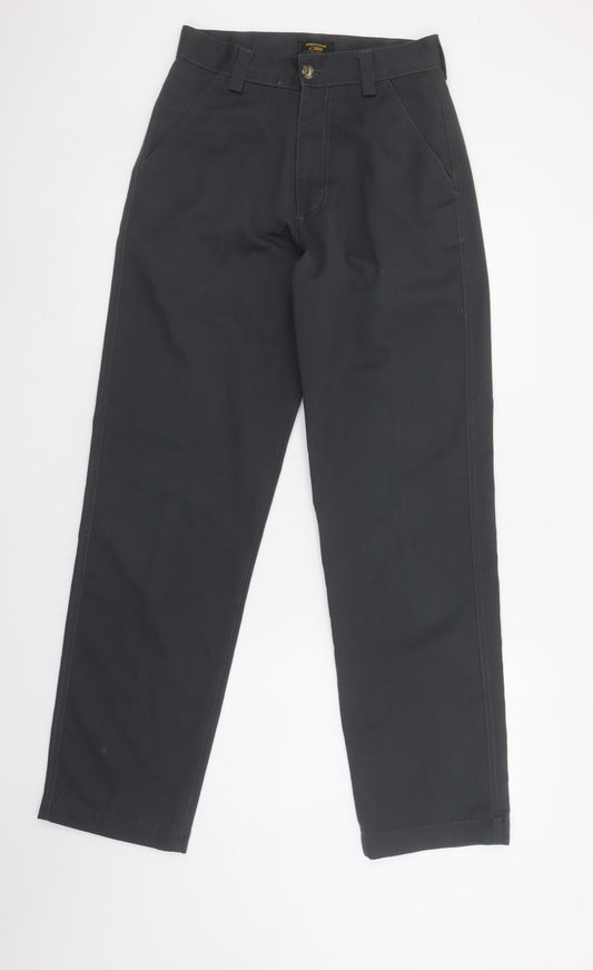 Big Star Men's Black Chino Trousers Size 28 x 32 Regular Fit