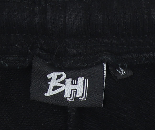 Womens UK Size M BH Regular Fit Jogger Black Trousers