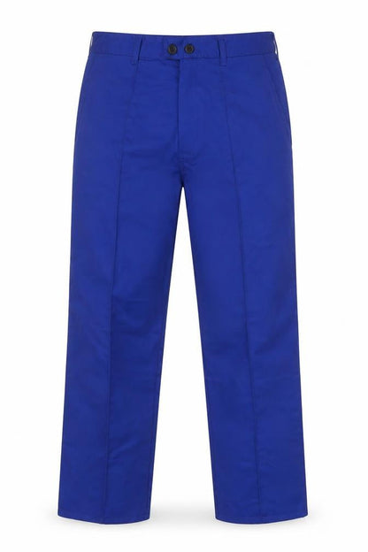 Mens UK Size L WORK SAFE Regular Fit Cargo Blue Trousers