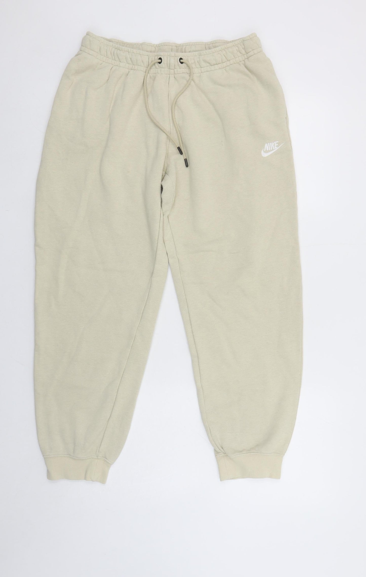 Nike Beige Women's M Fleece Sweatpants Tapered Joggers