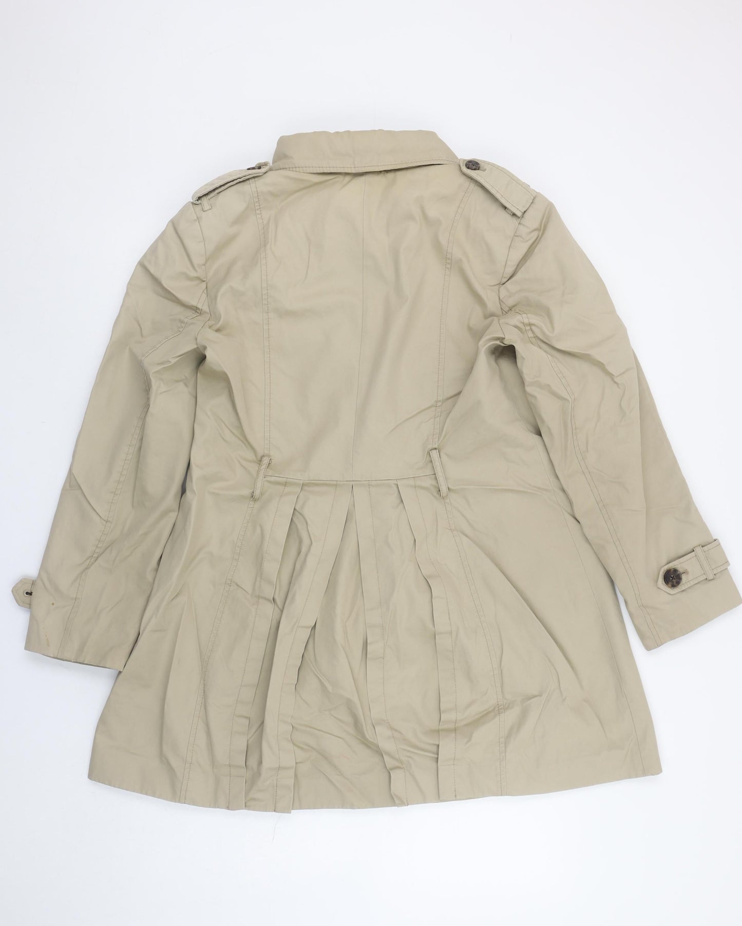 Banana Republic Women’s Beige Petite L Trench Coat