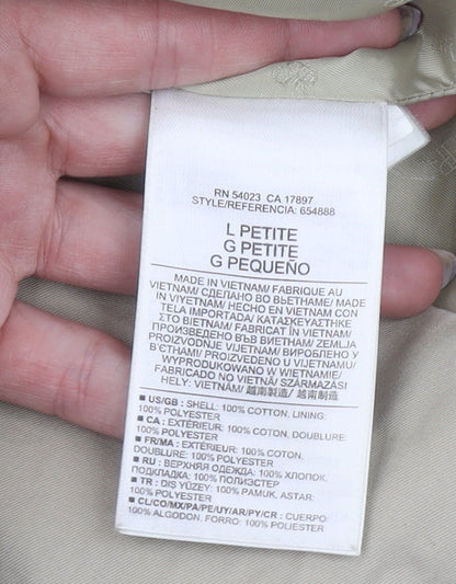 Banana Republic Women’s Beige Petite L Trench Coat