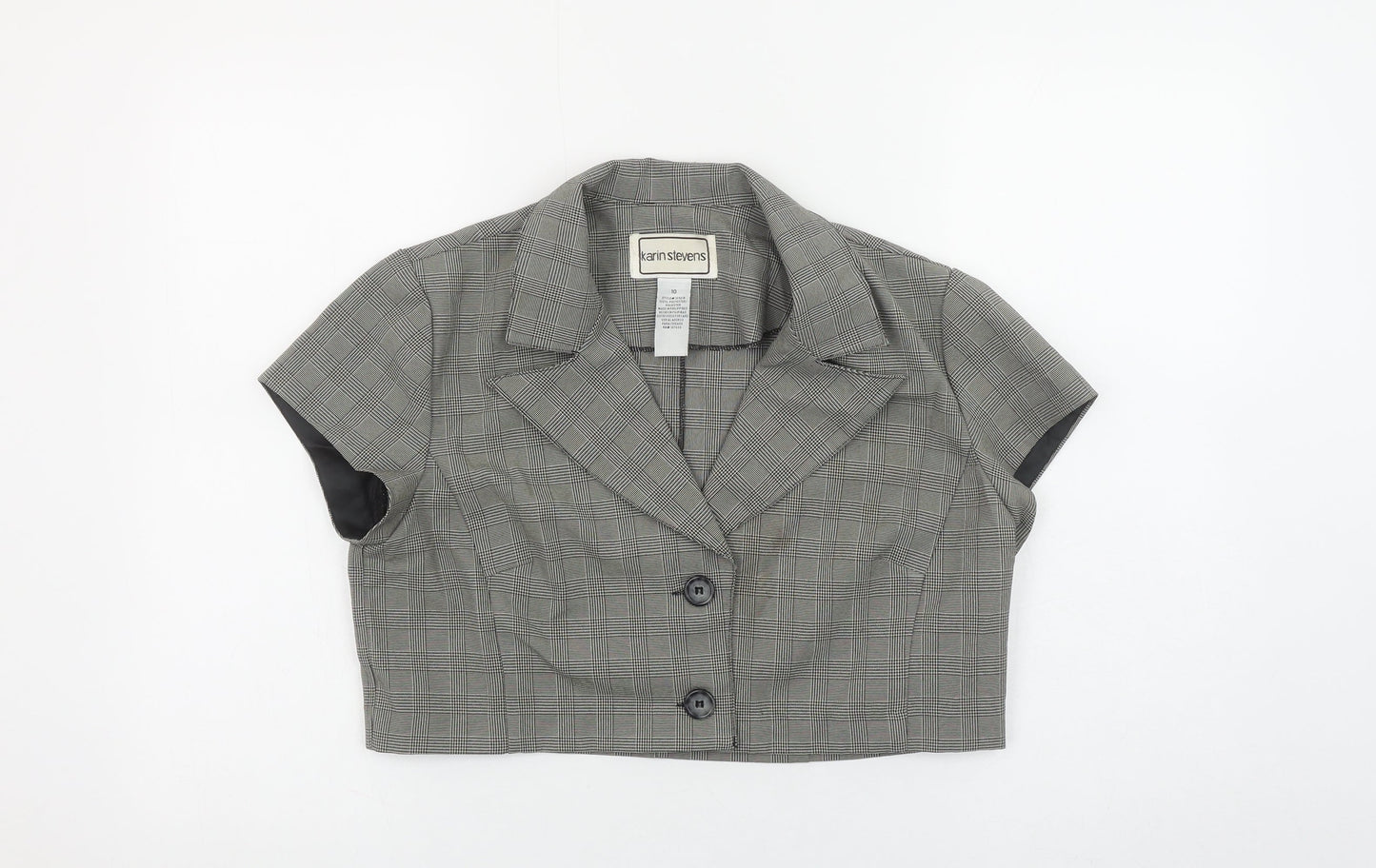Womens UK Size 10 Karin Stevens Regular Grey Suit Jacket