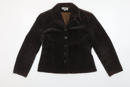 Womens UK Size 20 Blunauta Regular Brown Blazer