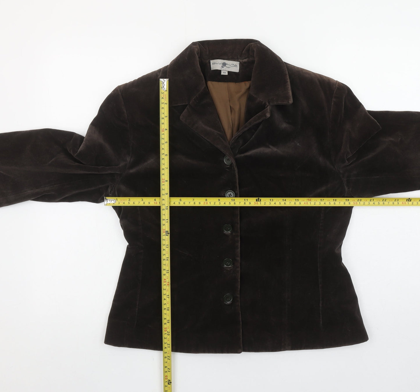Womens UK Size 20 Blunauta Regular Brown Blazer
