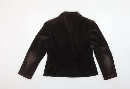 Womens UK Size 20 Blunauta Regular Brown Blazer
