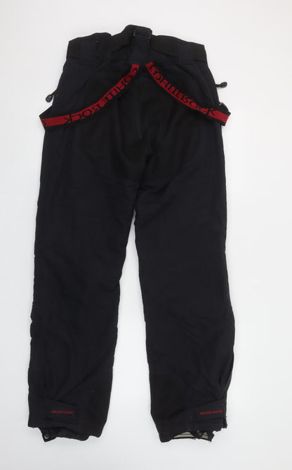 White Rock Mens Black Waterproof Snow Pants M Windproof Trousers