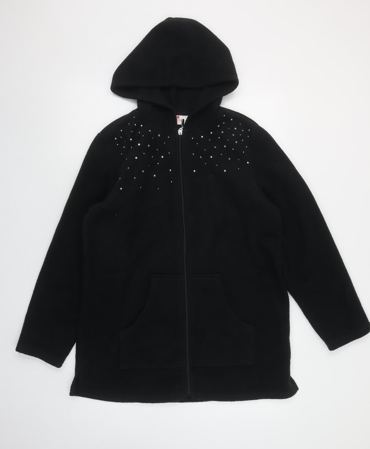 Womens UK Size S Quacker Factory Black Basic Jacket