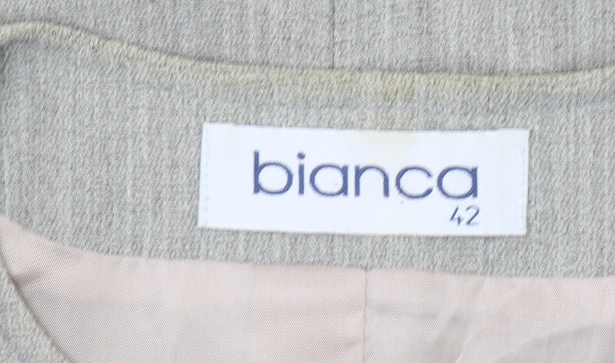 Womens UK Size 14 Bianca Regular Beige Suit Jacket