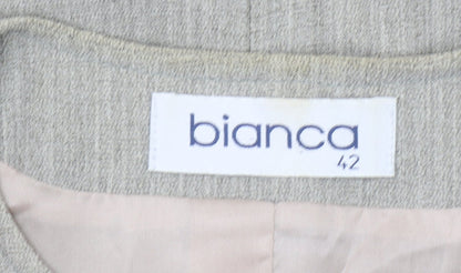 Womens UK Size 14 Bianca Regular Beige Suit Jacket