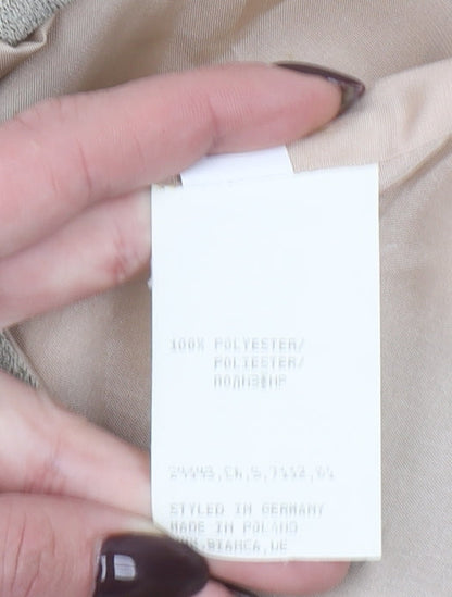 Womens UK Size 14 Bianca Regular Beige Suit Jacket