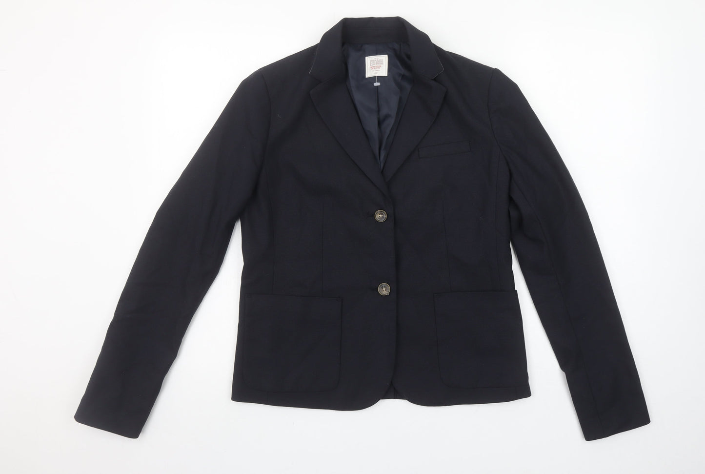 GAP Women’s Navy Modern Blazer UK 10 Classic Tailored Fit