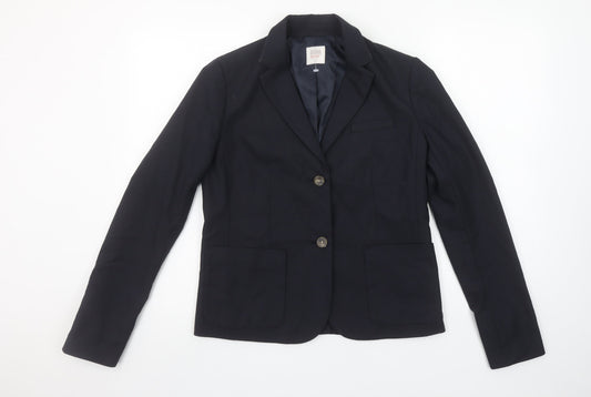 GAP Women’s Navy Modern Blazer UK 10 Classic Tailored Fit