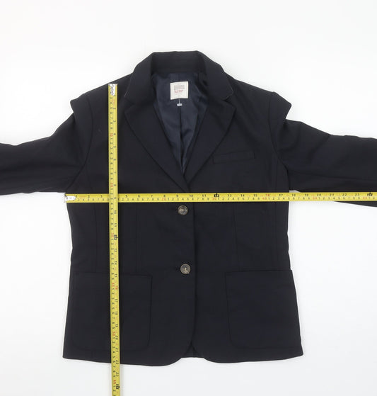 GAP Women’s Navy Modern Blazer UK 10 Classic Tailored Fit