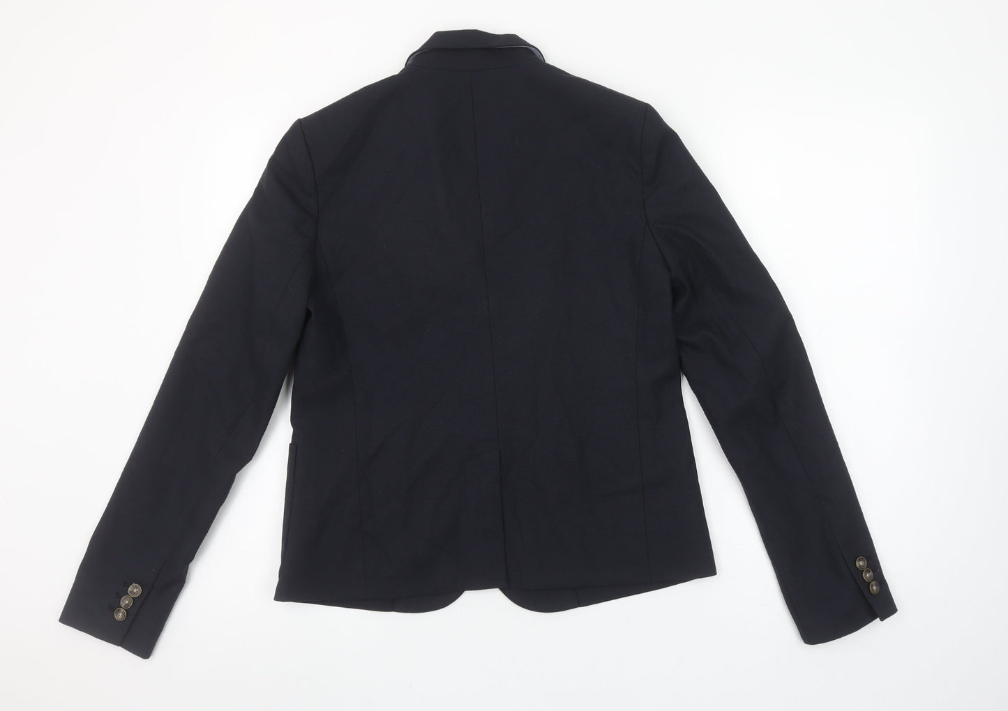 GAP Women’s Navy Modern Blazer UK 10 Classic Tailored Fit