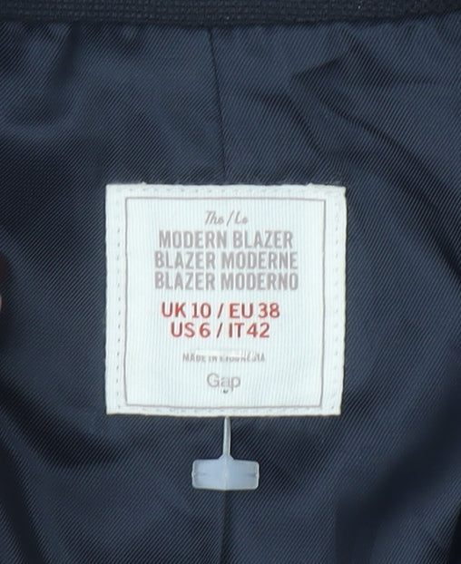 GAP Women’s Navy Modern Blazer UK 10 Classic Tailored Fit