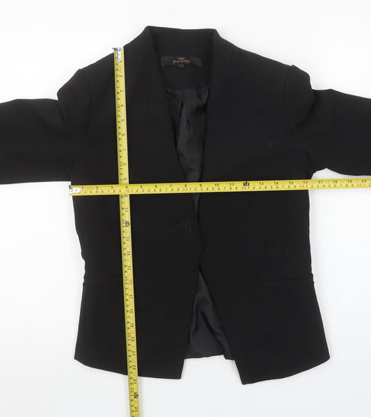 Next Women's Black Size 10 Tailoring Slim Fit Blazer Jacket