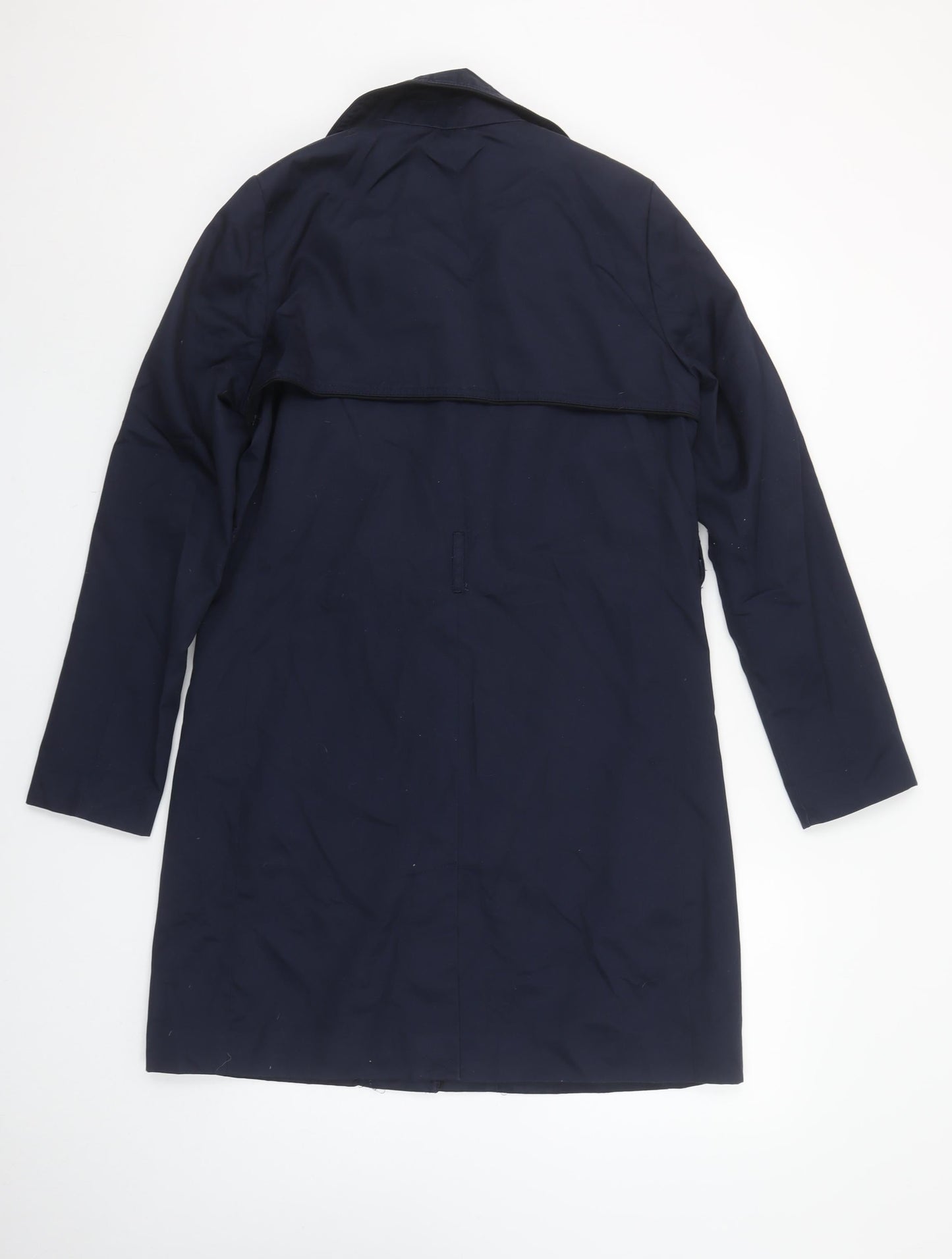 Womens UK Size 8 H&M Blue Trench Coat