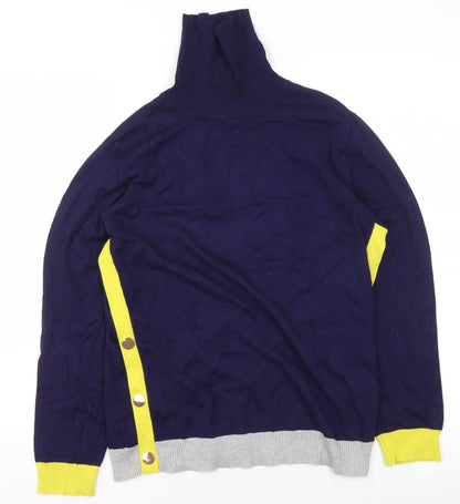 Womens UK Size L Mitzy Blue Pullover Sweatshirt