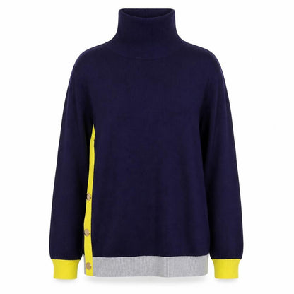 Womens UK Size L Mitzy Blue Pullover Sweatshirt