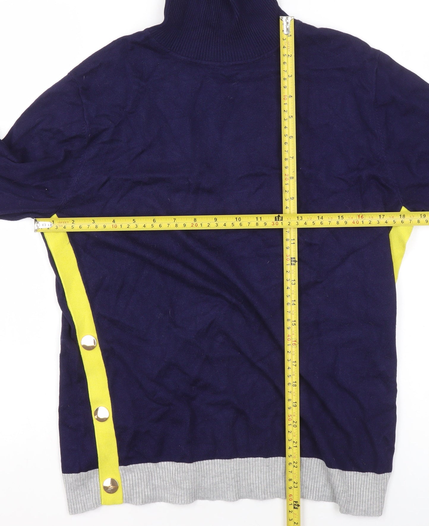 Womens UK Size L Mitzy Blue Pullover Sweatshirt