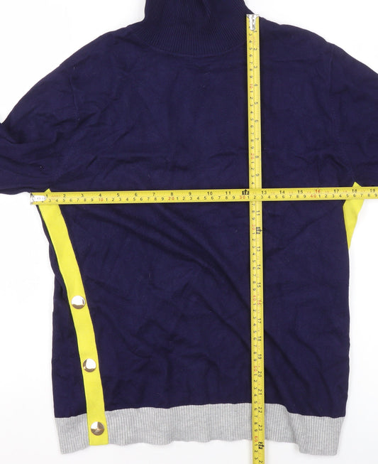 Womens UK Size L Mitzy Blue Pullover Sweatshirt