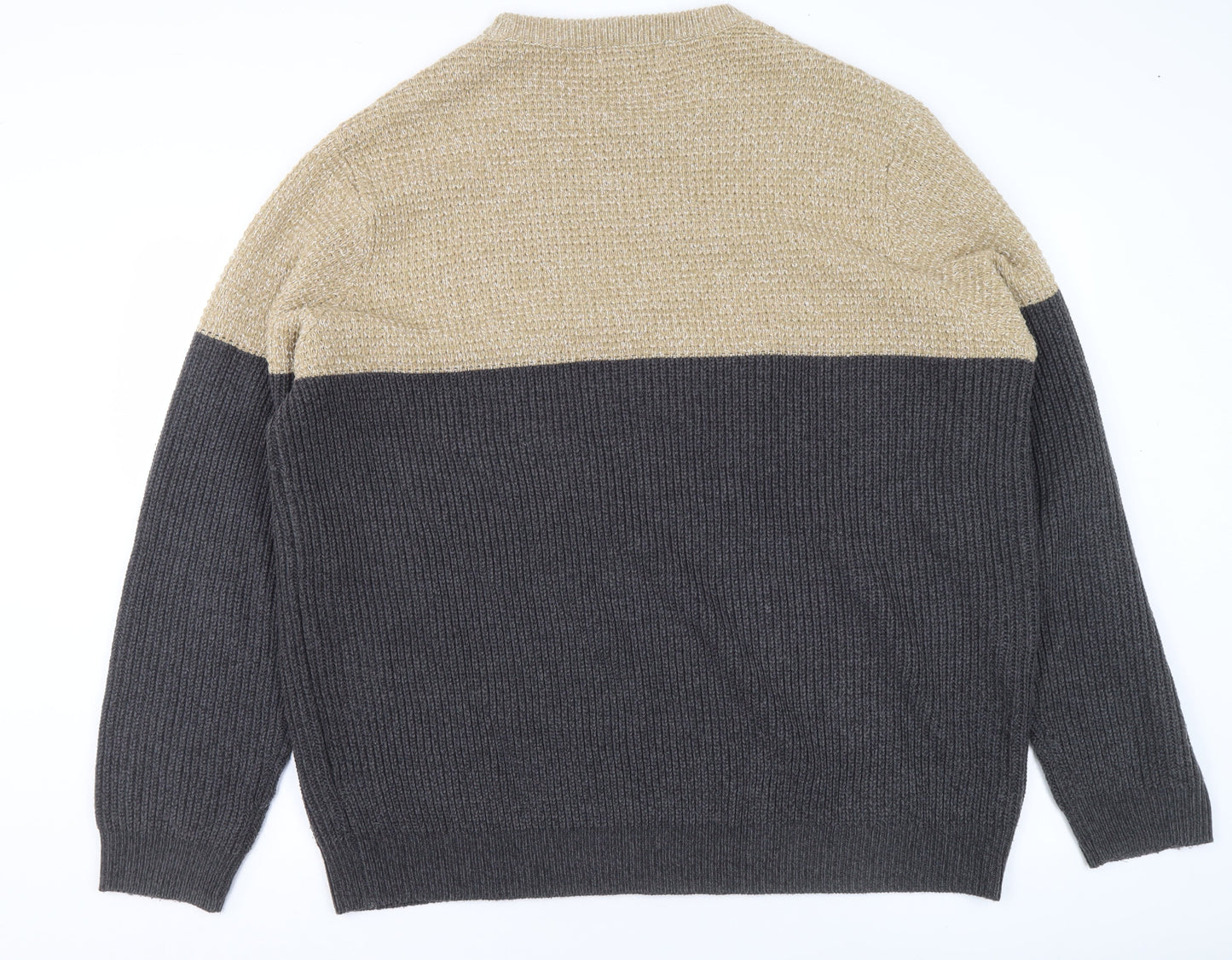 Womens UK Size 3XL F&F Beige Pullover Jumper