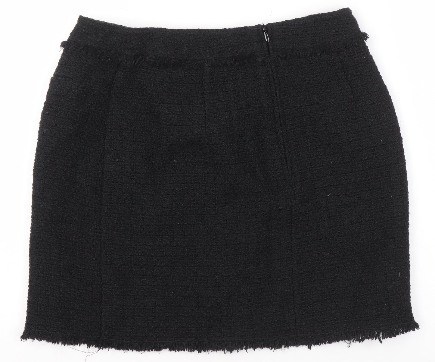 Womens UK Size 10 H&M Straight & Pencil Tweed Skirt