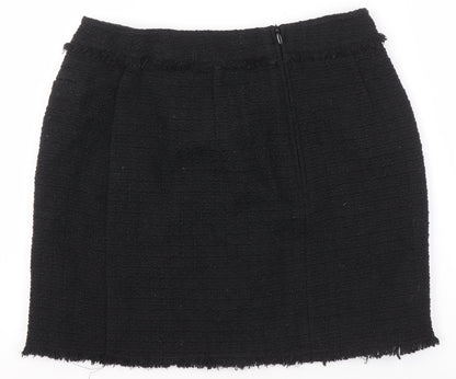 Womens UK Size 10 H&M Straight & Pencil Tweed Skirt
