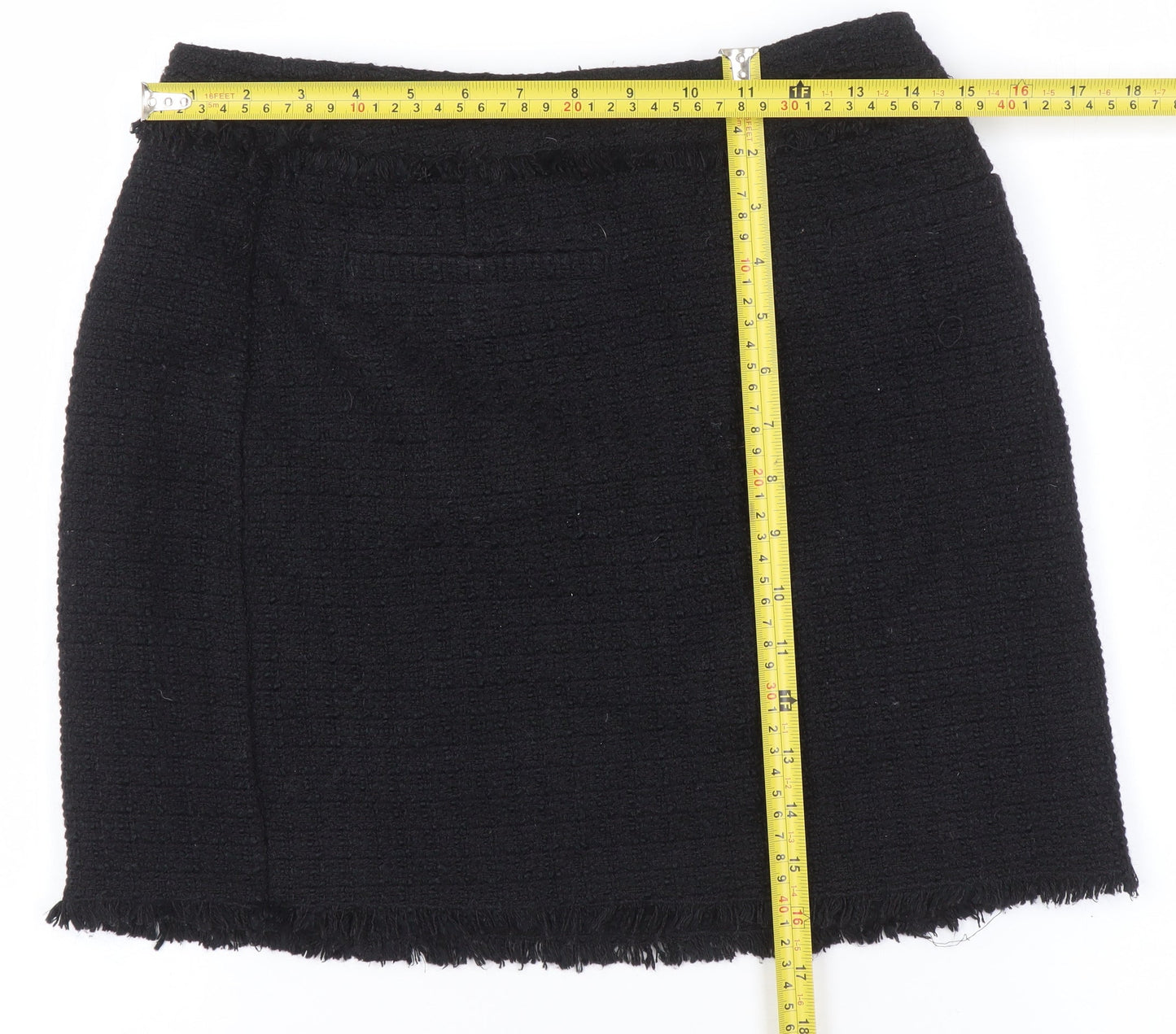 Womens UK Size 10 H&M Straight & Pencil Tweed Skirt