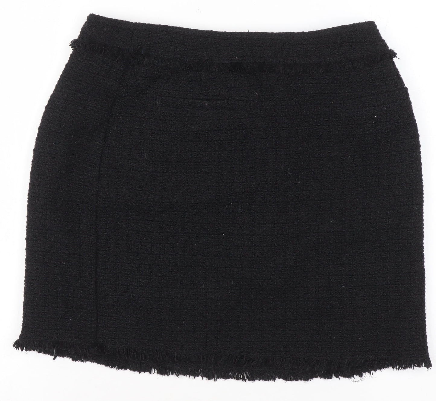 Womens UK Size 10 H&M Straight & Pencil Tweed Skirt