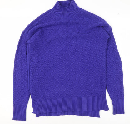 Womens UK Size S Cyrus Blue Pullover Sweatshirt