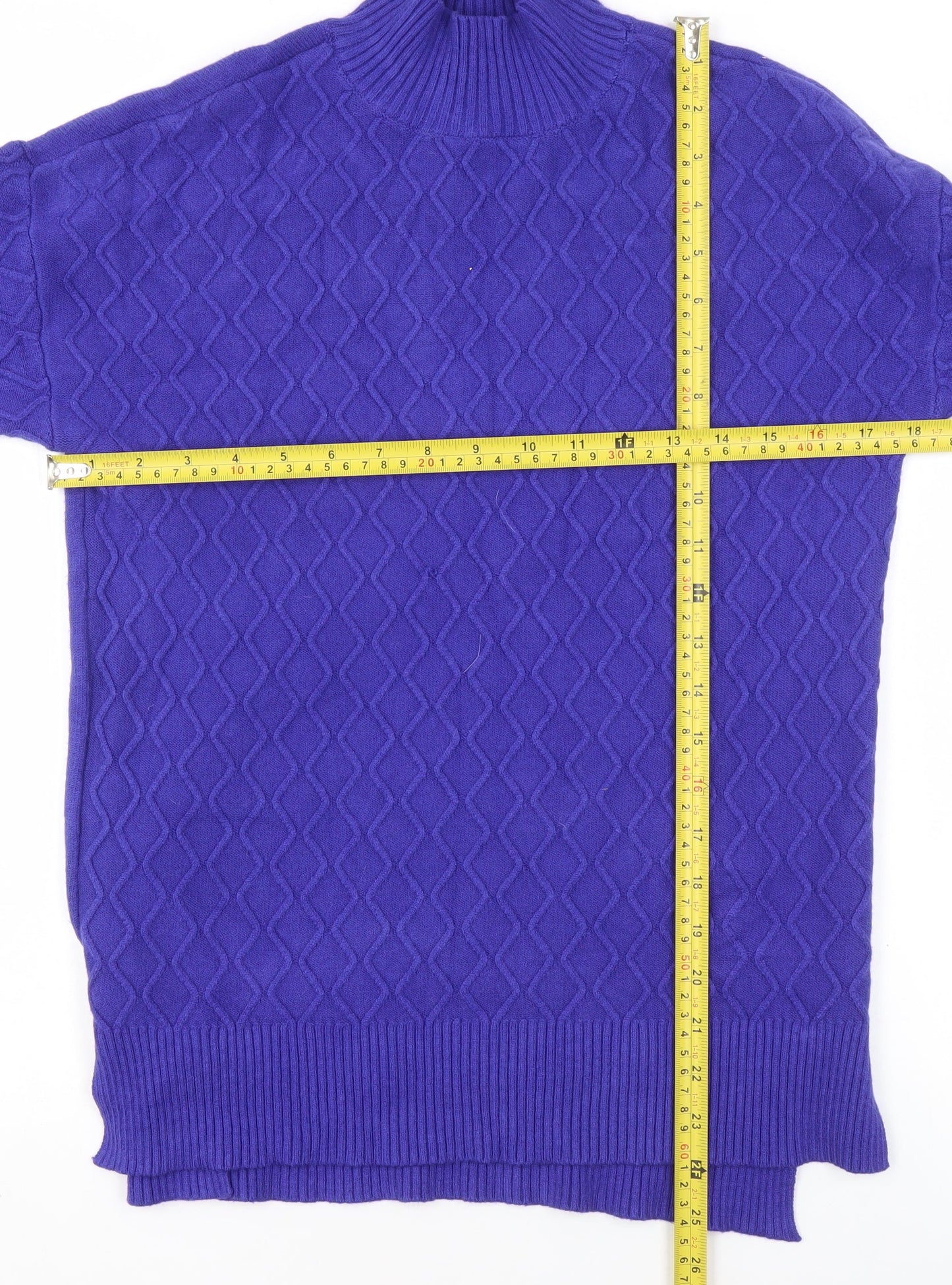 Womens UK Size S Cyrus Blue Pullover Sweatshirt