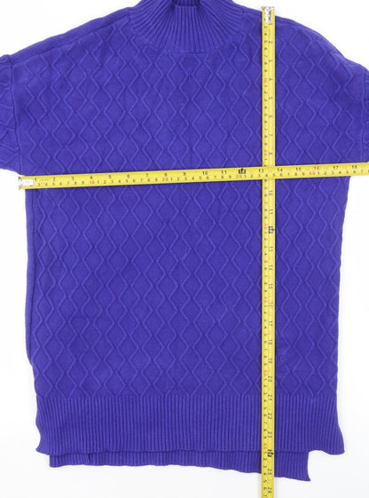 Womens UK Size S Cyrus Blue Pullover Sweatshirt