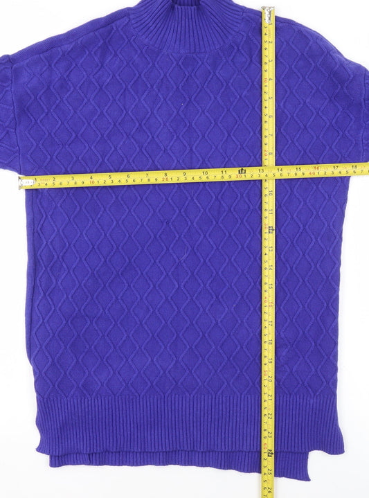 Womens UK Size S Cyrus Blue Pullover Sweatshirt
