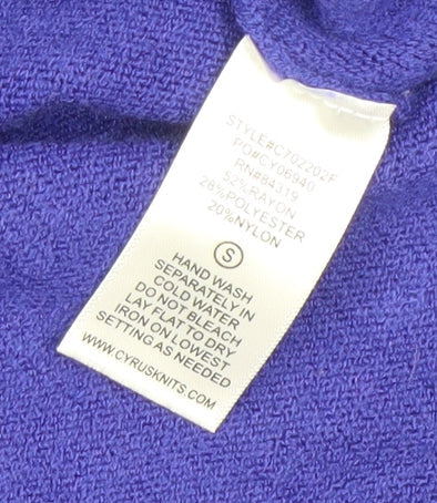 Womens UK Size S Cyrus Blue Pullover Sweatshirt