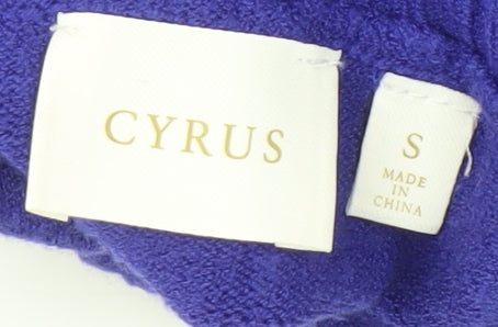Womens UK Size S Cyrus Blue Pullover Sweatshirt