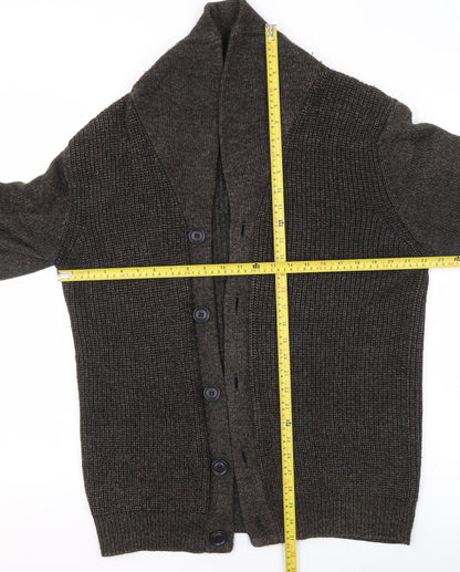 Womens UK Size L David Jones Brown Cardigan Jumper