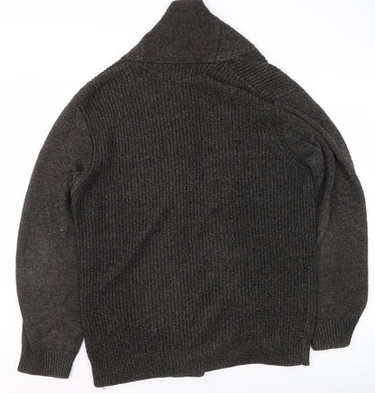 Womens UK Size L David Jones Brown Cardigan Jumper