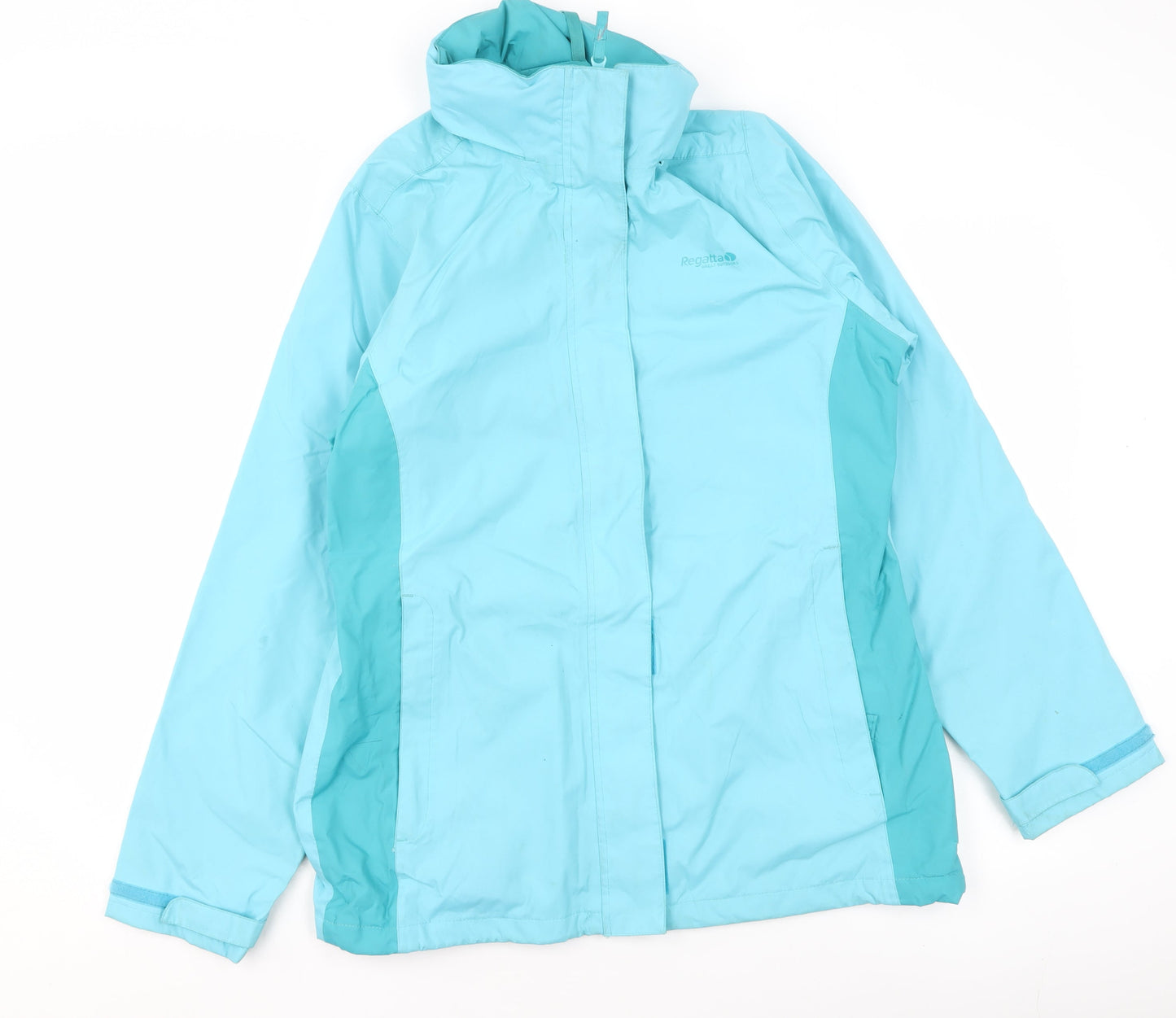 Womens UK Size 14 Regatta Blue Rain Coat