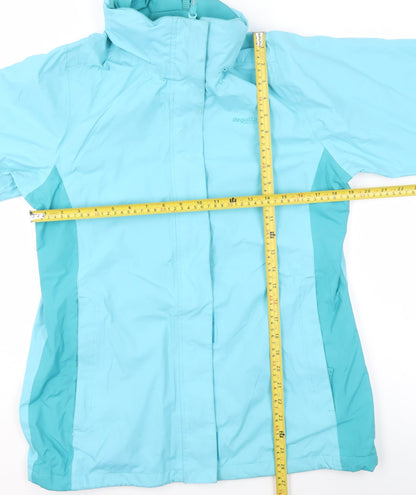 Womens UK Size 14 Regatta Blue Rain Coat