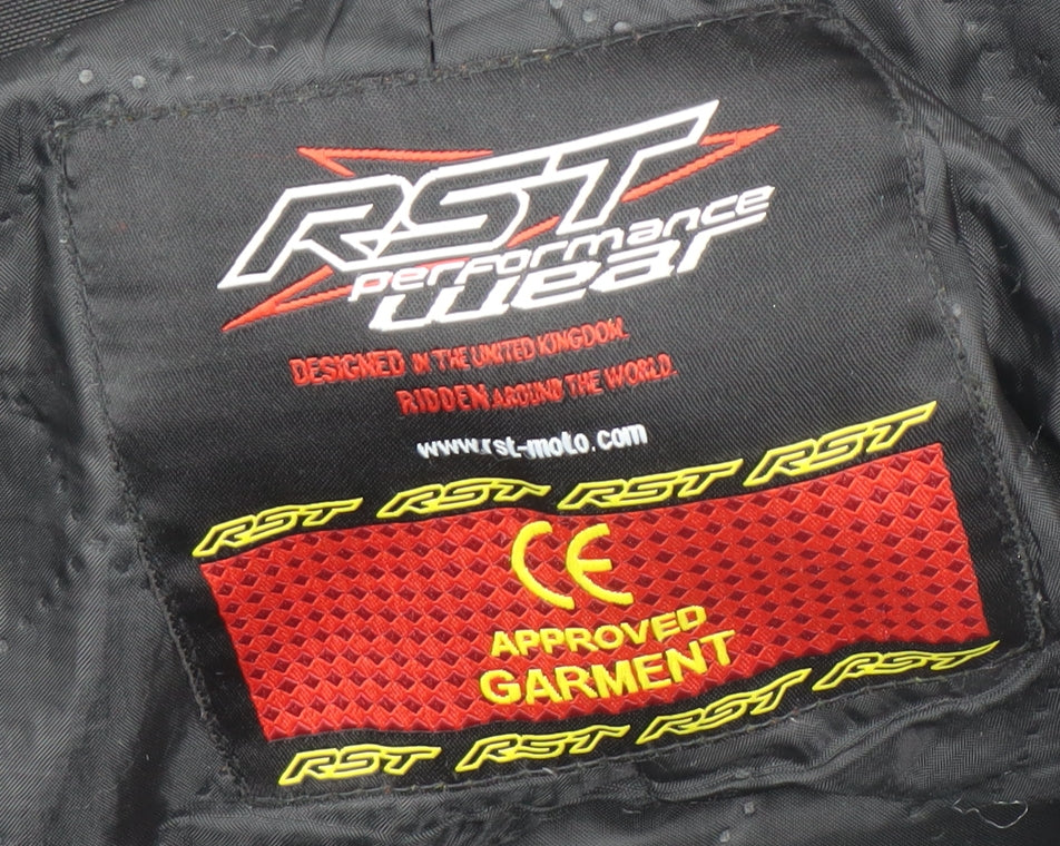 RST Mens Black Motorcycle Cargo Waterproof Trousers Size 38