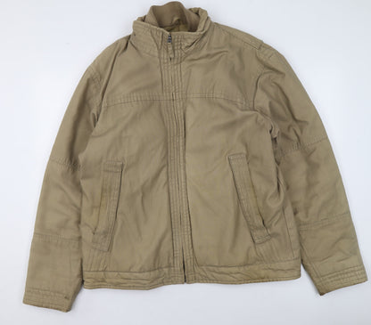 Mens UK Size L BHS Beige Basic Jacket