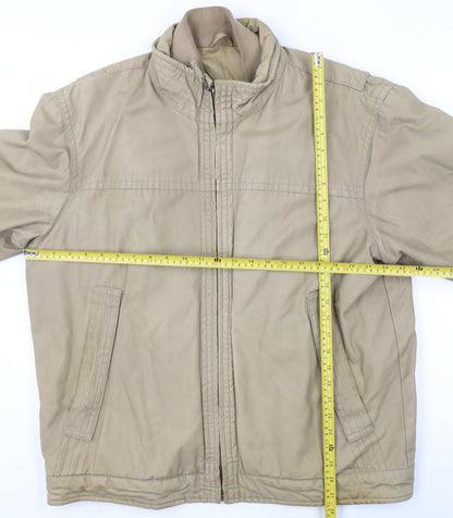 Mens UK Size L BHS Beige Basic Jacket