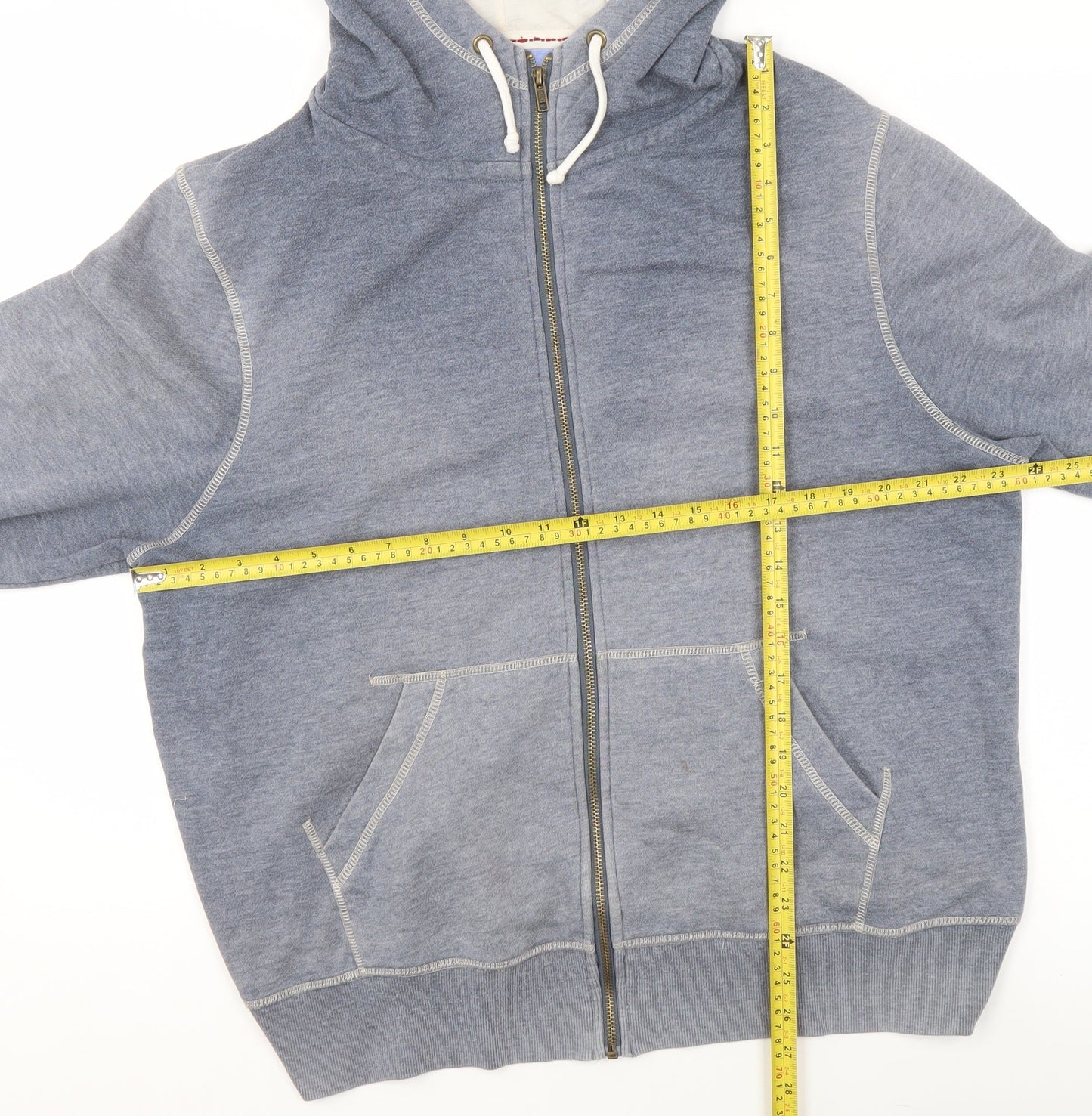 Peter Storm Mens Grey XL Full Zip Hooded Basic Jacket