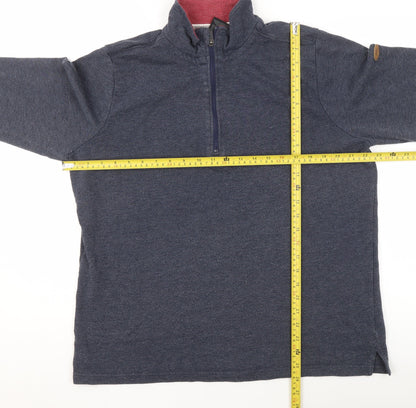 Mens UK Size L Trespass Blue Pullover Sweatshirt
