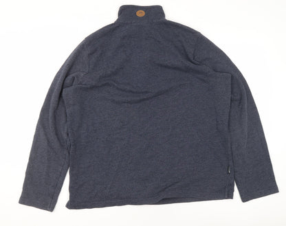 Mens UK Size L Trespass Blue Pullover Sweatshirt