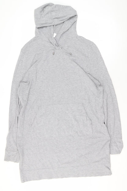 Womens UK Size XL Fabletics Grey Pullover Hoodie